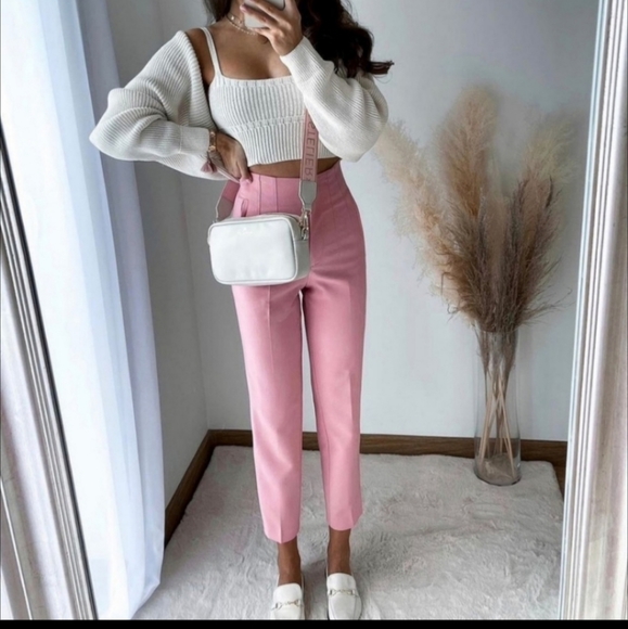 Zara Hight-Waisted Pants - Picture 3 of 16